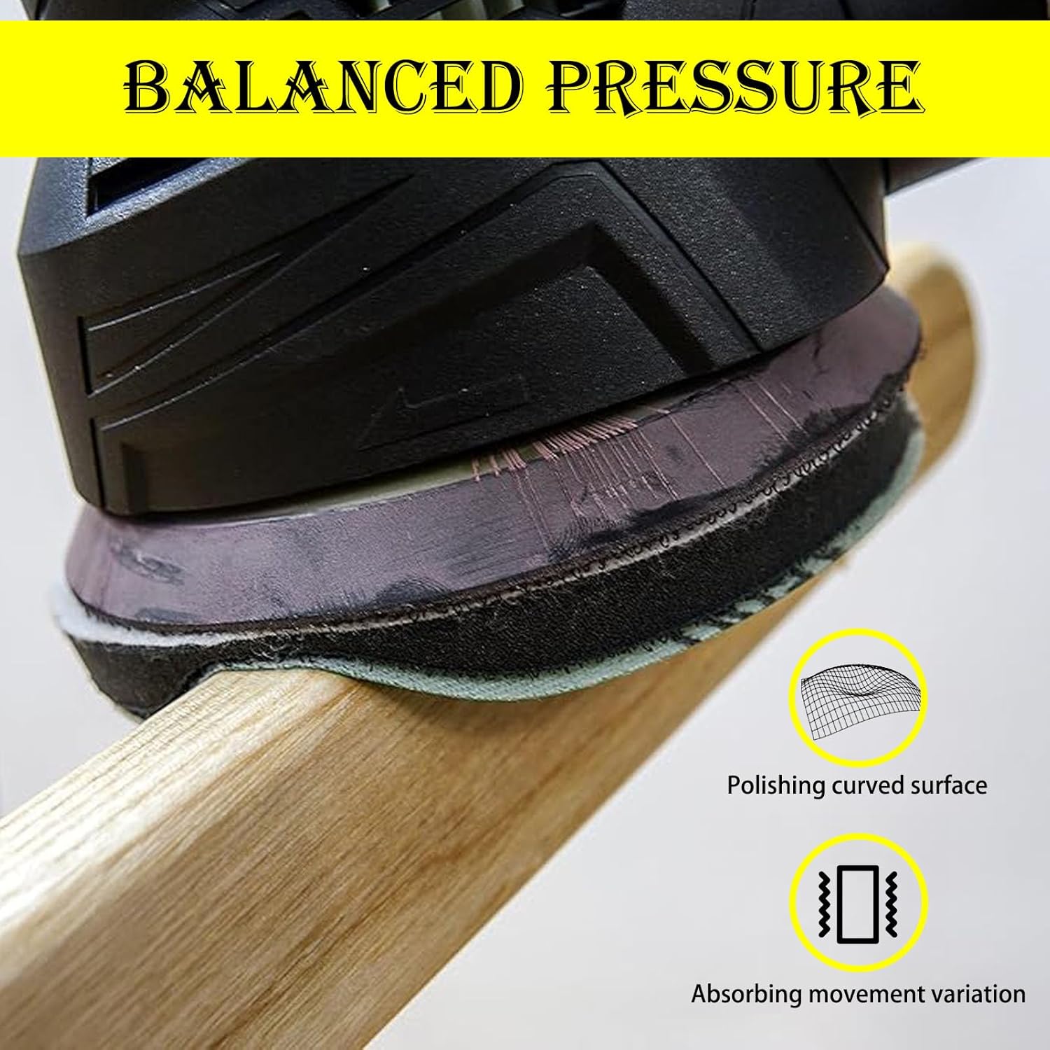 Crossarctic 5 Inch 8 Holes Orbital Sander(4 Pack)