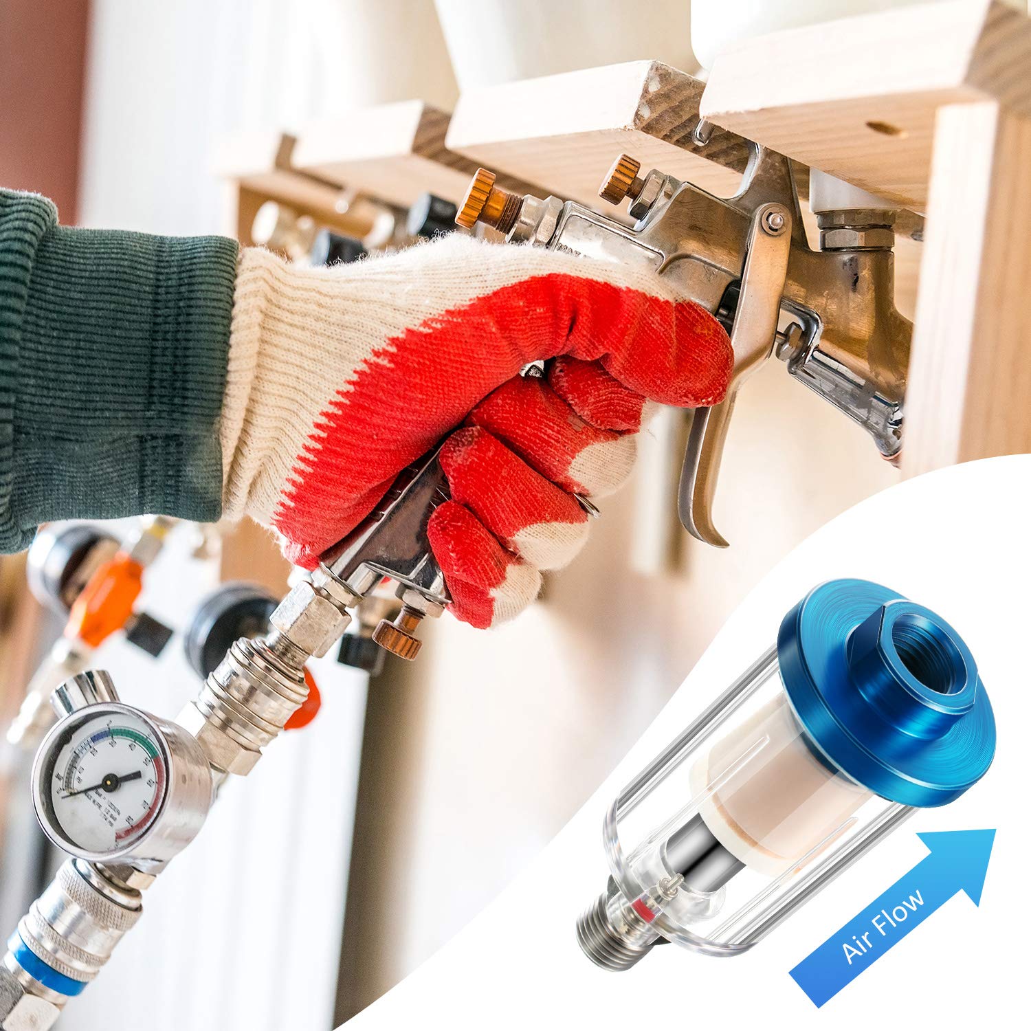 Compressed Air Filter Water Oil Separator