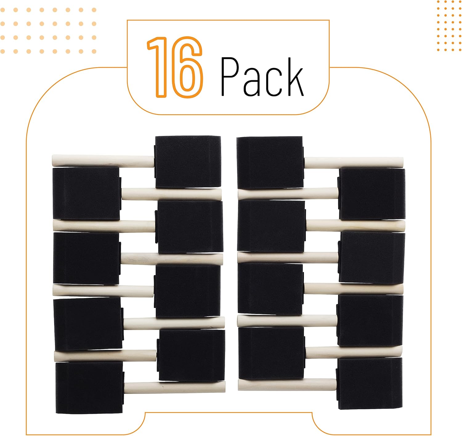 Bates- Foam Paint Brushes 2 inches