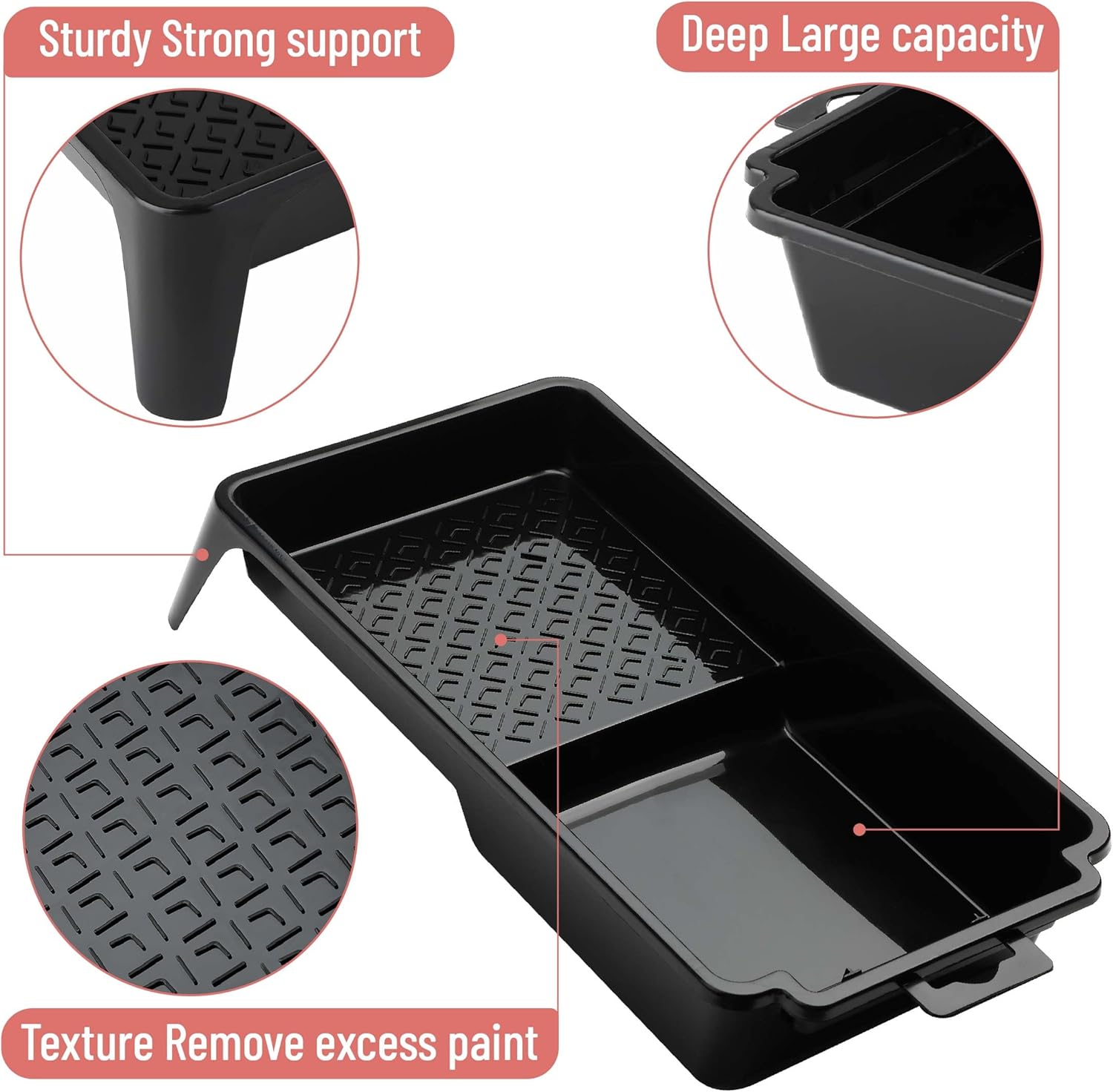 4 Inch Paint Tray Set